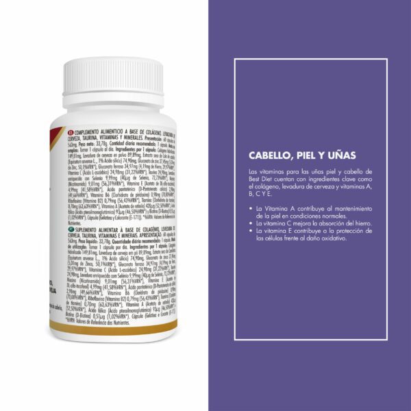 CÁPSULAS PARA EL CABELLO, PIEL Y UÑAS - Imagen 3