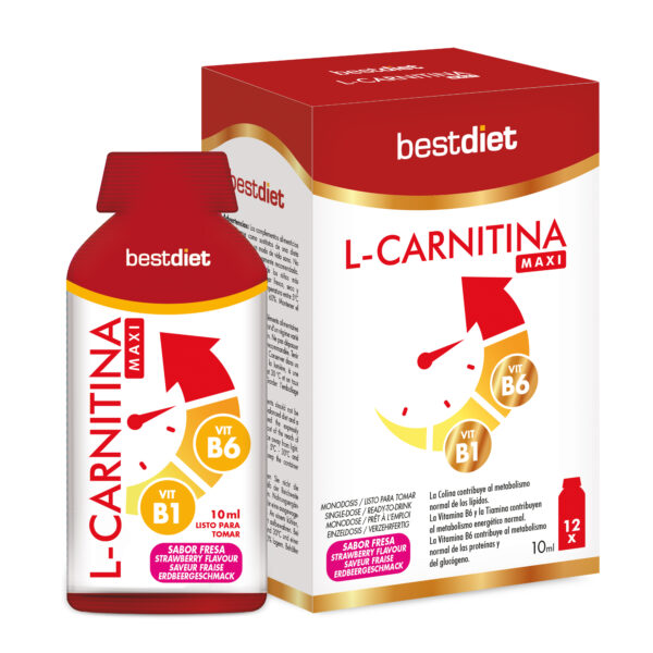 STICK DE L-CARNITINA LÍQUIDA MAXI- 12 STICKS