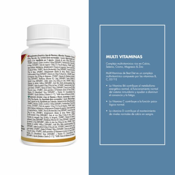 CÁPSULAS DE MULTIVITAMINAS - Imagen 3