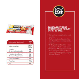 BARRITAS DE YOGUR CHOCO SNACK YOGURT  24uds. de 840g - Imagen 6
