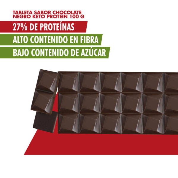 Pack 3x2 TABLETA SABOR CHOCOLATE NEGRO 100 G - Imagen 2