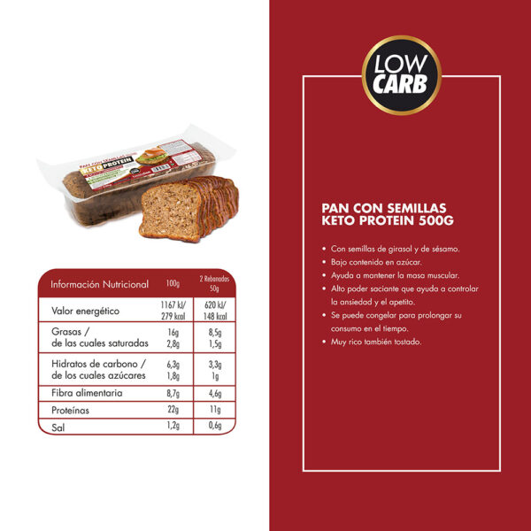 PAN CON SEMILLAS 500g - Imagen 2