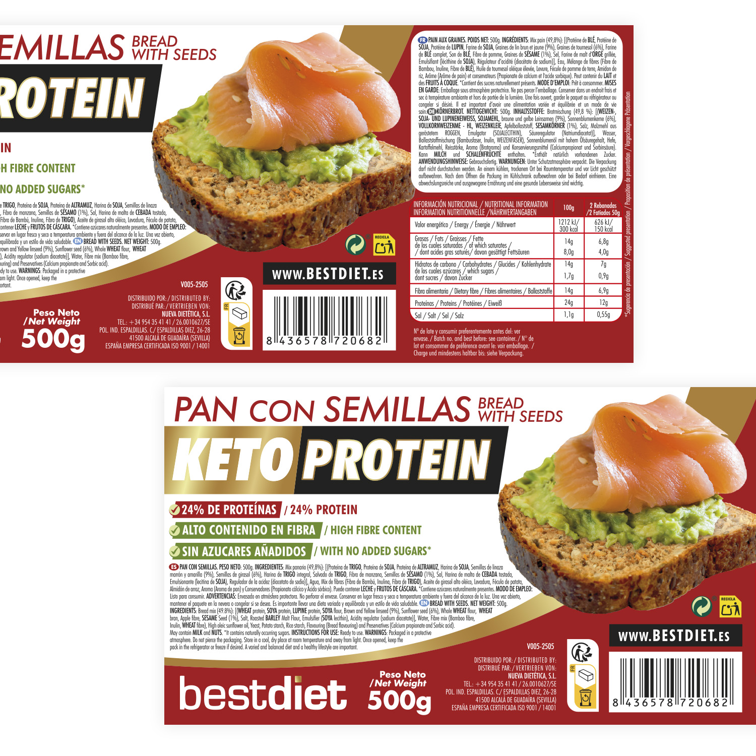 PAN CON SEMILLAS 500g - Imagen 3