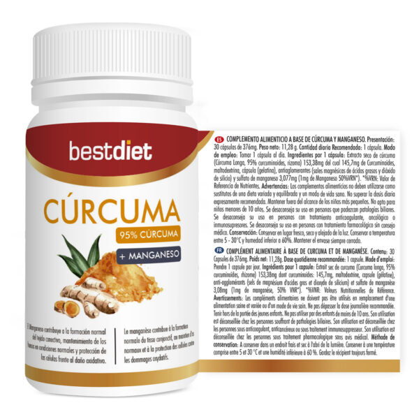 CÚRCUMA 30 CÁPSULAS - Imagen 2