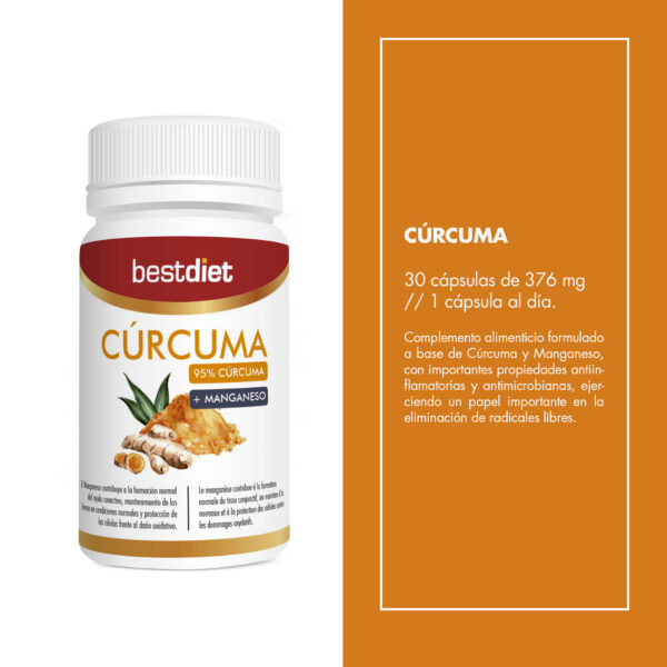 CÚRCUMA 30 CÁPSULAS - Imagen 3