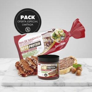 Pack Choco Cream + Pan Keto Protein con avena 365 GR