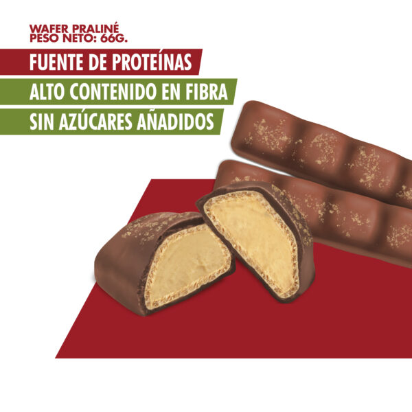 WAFER PRALINÉ CHOCOLATE Y AVELLANA - Imagen 4