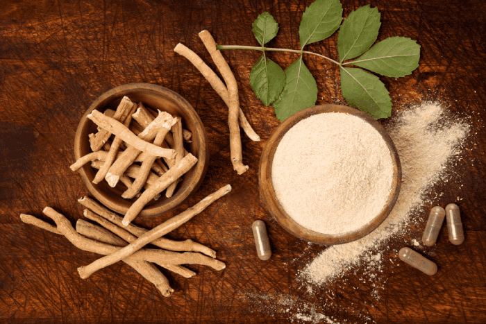 Ashwagandha en varias de sus formas