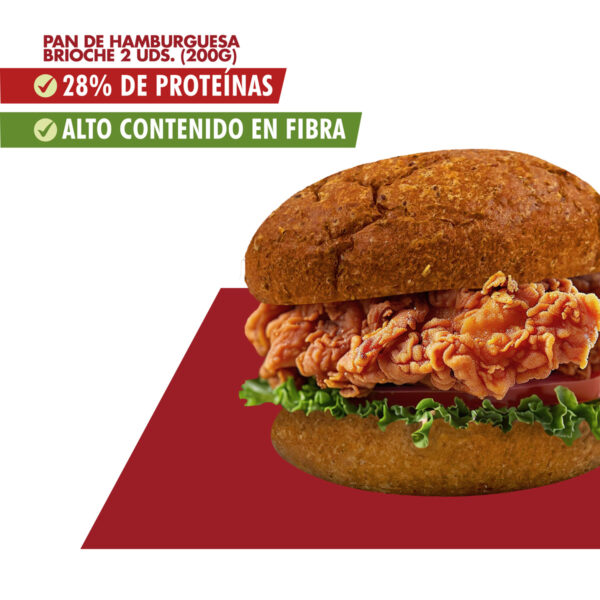 PAN DE HAMBURGUESA BRIOCHE 2 UDS - Imagen 2