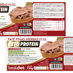 Paté Finas Hierbas de Pollo 30 monodosis de 25g - Imagen 4