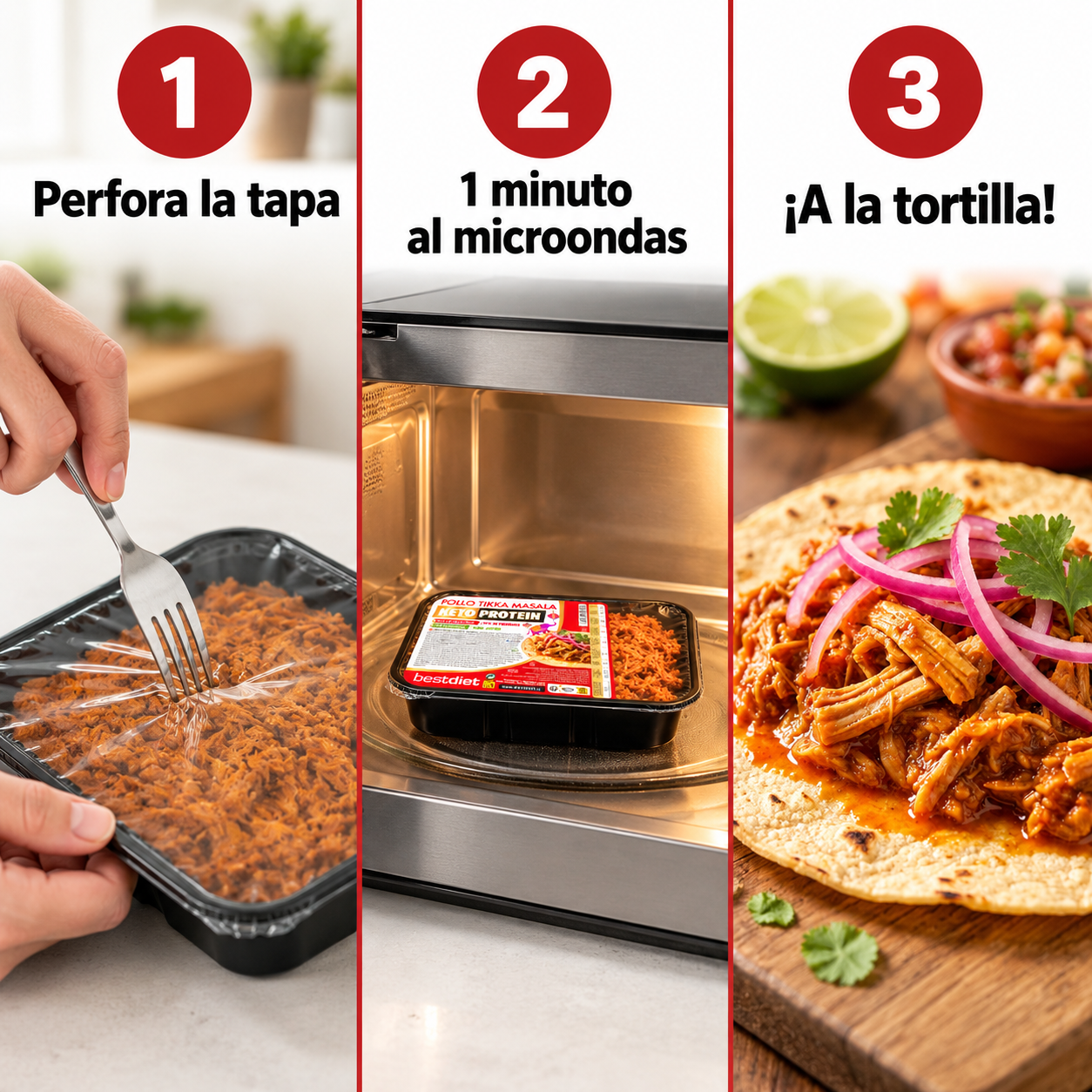 Pollo Tikka Masala, relleno para fajitas - Imagen 5