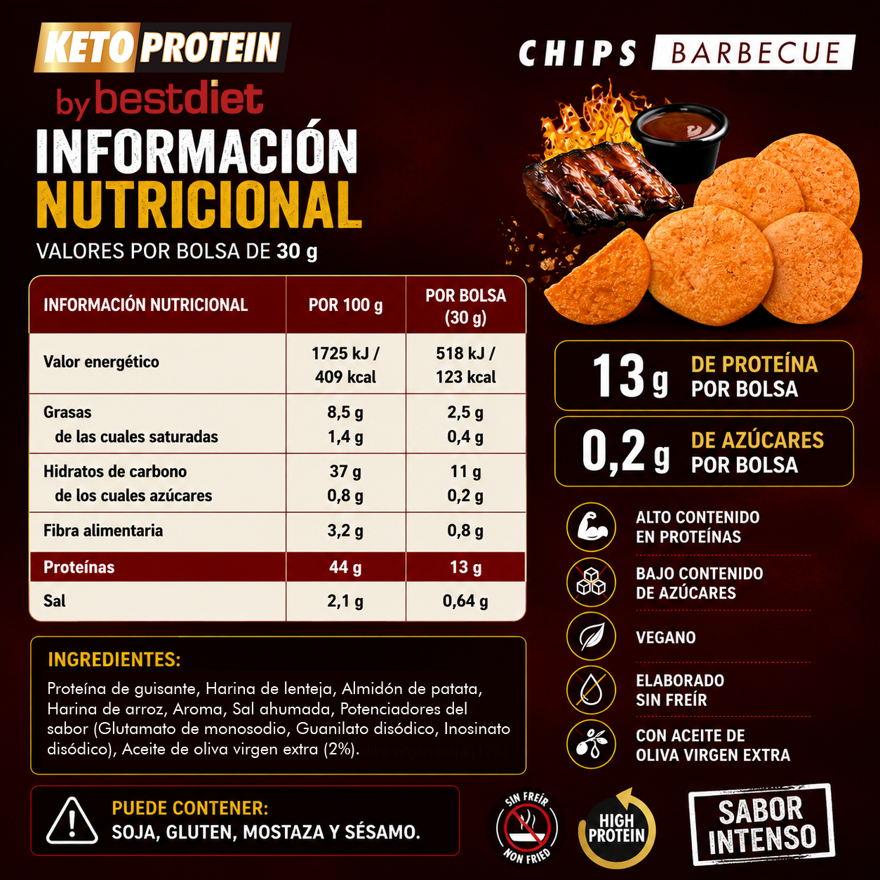 CAJA CHIPS BARBECUE (24 uds.) - Imagen 6