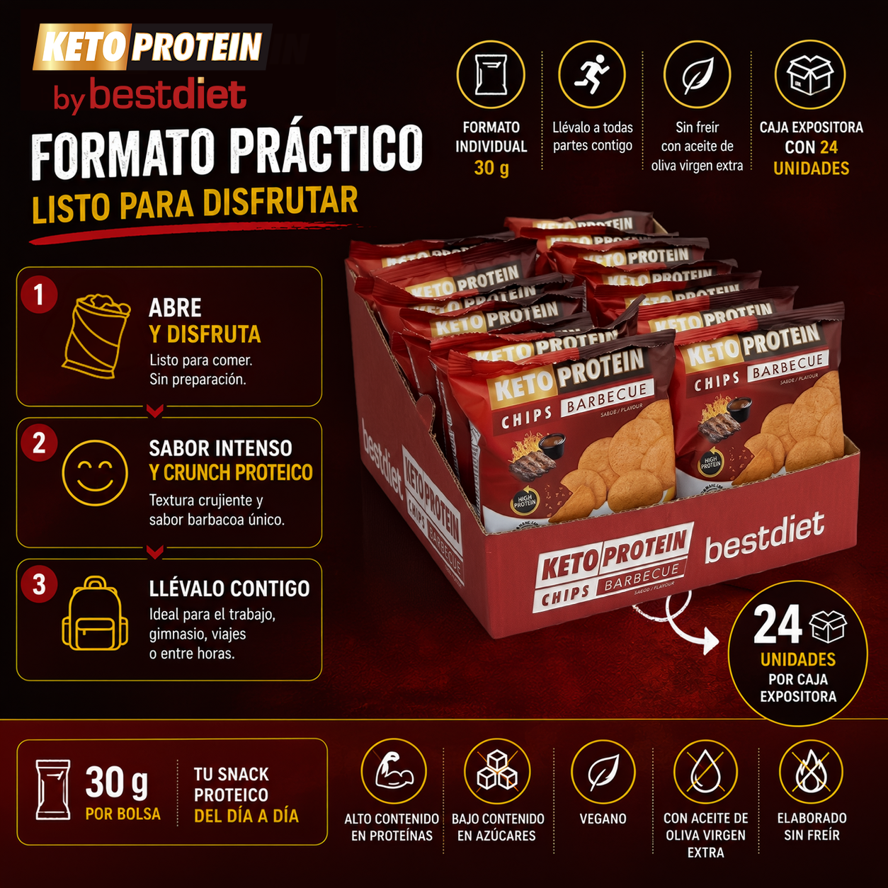 CAJA CHIPS BARBECUE (24 uds.) - Imagen 4