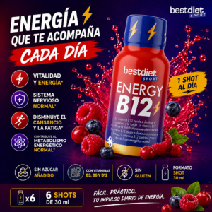 Energy B12 de Bestdiet Sport | 6 shots
